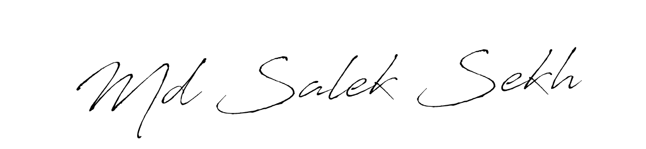 How to Draw Md Salek Sekh signature style? Antro_Vectra is a latest design signature styles for name Md Salek Sekh. Md Salek Sekh signature style 6 images and pictures png