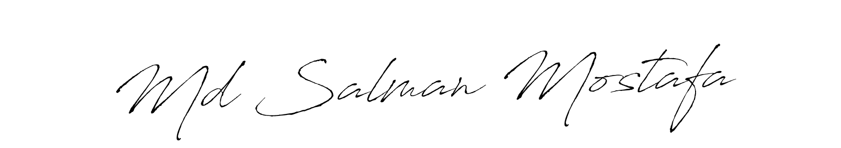 if you are searching for the best signature style for your name Md Salman Mostafa. so please give up your signature search. here we have designed multiple signature styles  using Antro_Vectra. Md Salman Mostafa signature style 6 images and pictures png