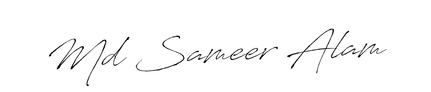 You should practise on your own different ways (Antro_Vectra) to write your name (Md Sameer Alam) in signature. don't let someone else do it for you. Md Sameer Alam signature style 6 images and pictures png