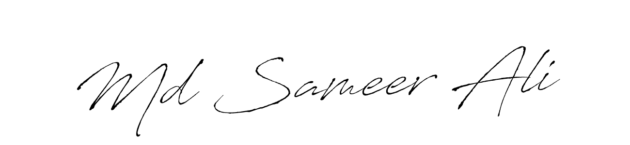 Also You can easily find your signature by using the search form. We will create Md Sameer Ali name handwritten signature images for you free of cost using Antro_Vectra sign style. Md Sameer Ali signature style 6 images and pictures png