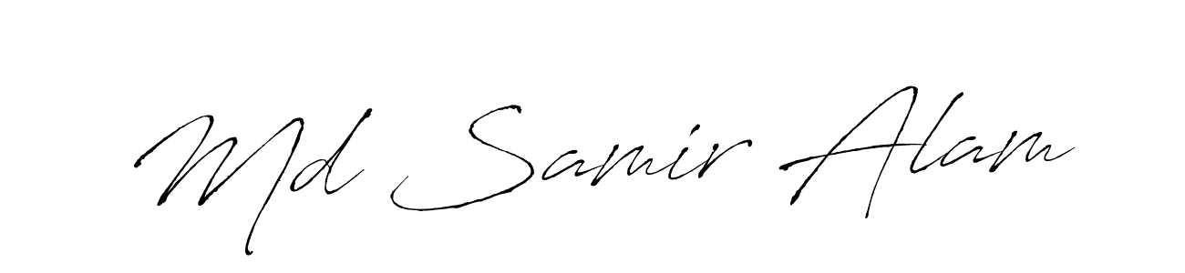 Once you've used our free online signature maker to create your best signature Antro_Vectra style, it's time to enjoy all of the benefits that Md Samir Alam name signing documents. Md Samir Alam signature style 6 images and pictures png