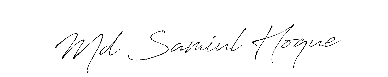 How to Draw Md Samiul Hoque signature style? Antro_Vectra is a latest design signature styles for name Md Samiul Hoque. Md Samiul Hoque signature style 6 images and pictures png