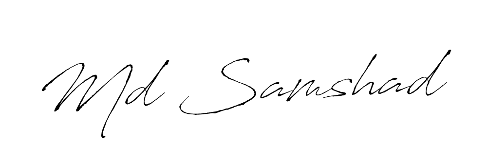 Make a beautiful signature design for name Md Samshad. Use this online signature maker to create a handwritten signature for free. Md Samshad signature style 6 images and pictures png