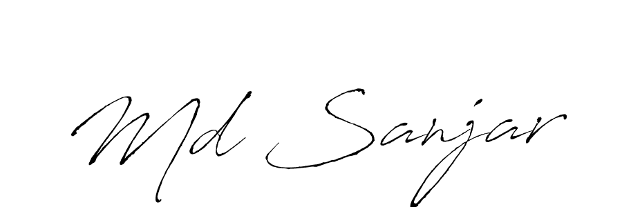 Once you've used our free online signature maker to create your best signature Antro_Vectra style, it's time to enjoy all of the benefits that Md Sanjar name signing documents. Md Sanjar signature style 6 images and pictures png
