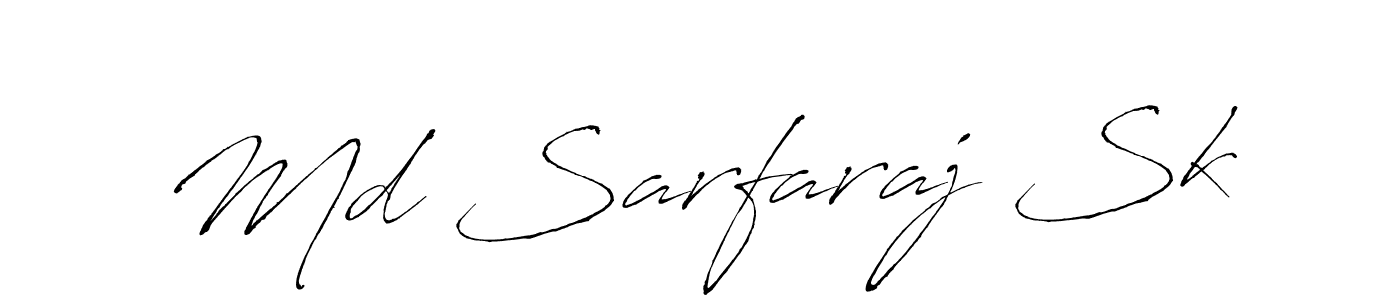 Antro_Vectra is a professional signature style that is perfect for those who want to add a touch of class to their signature. It is also a great choice for those who want to make their signature more unique. Get Md Sarfaraj Sk name to fancy signature for free. Md Sarfaraj Sk signature style 6 images and pictures png