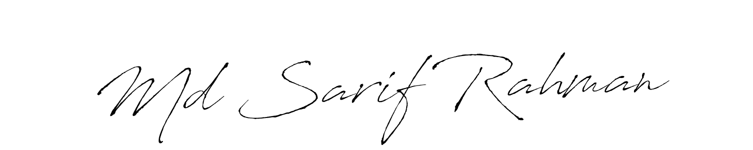 Similarly Antro_Vectra is the best handwritten signature design. Signature creator online .You can use it as an online autograph creator for name Md Sarif Rahman. Md Sarif Rahman signature style 6 images and pictures png