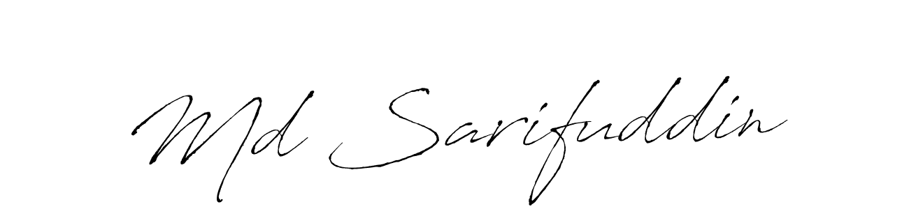 Make a beautiful signature design for name Md Sarifuddin. Use this online signature maker to create a handwritten signature for free. Md Sarifuddin signature style 6 images and pictures png
