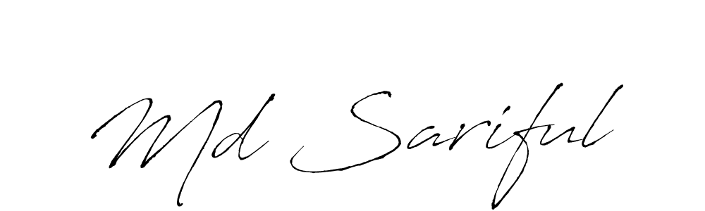 You should practise on your own different ways (Antro_Vectra) to write your name (Md Sariful) in signature. don't let someone else do it for you. Md Sariful signature style 6 images and pictures png