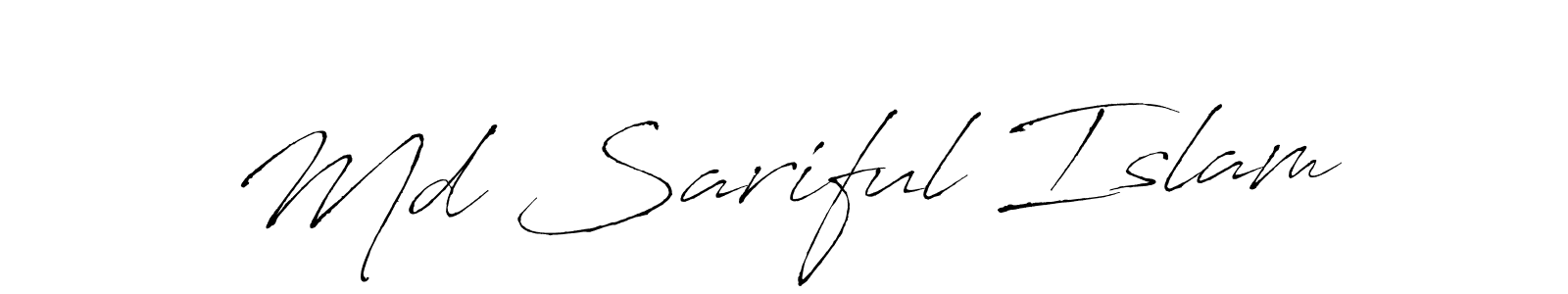 How to make Md Sariful Islam signature? Antro_Vectra is a professional autograph style. Create handwritten signature for Md Sariful Islam name. Md Sariful Islam signature style 6 images and pictures png