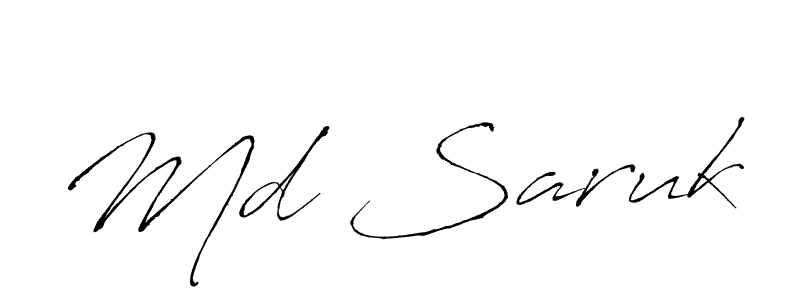 Similarly Antro_Vectra is the best handwritten signature design. Signature creator online .You can use it as an online autograph creator for name Md Saruk. Md Saruk signature style 6 images and pictures png