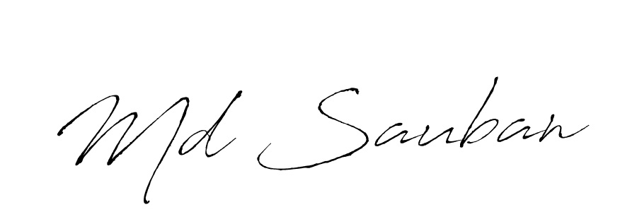 Antro_Vectra is a professional signature style that is perfect for those who want to add a touch of class to their signature. It is also a great choice for those who want to make their signature more unique. Get Md Sauban name to fancy signature for free. Md Sauban signature style 6 images and pictures png