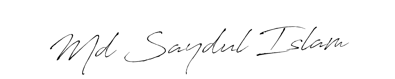 The best way (Antro_Vectra) to make a short signature is to pick only two or three words in your name. The name Md Saydul Islam include a total of six letters. For converting this name. Md Saydul Islam signature style 6 images and pictures png