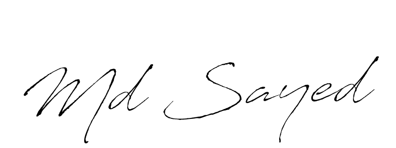 How to Draw Md Sayed signature style? Antro_Vectra is a latest design signature styles for name Md Sayed. Md Sayed signature style 6 images and pictures png