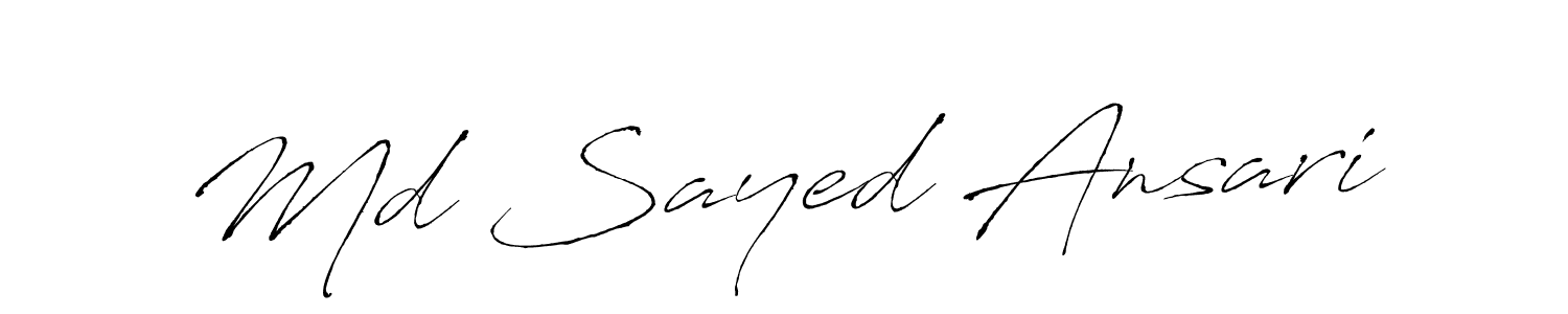 See photos of Md Sayed Ansari official signature by Spectra . Check more albums & portfolios. Read reviews & check more about Antro_Vectra font. Md Sayed Ansari signature style 6 images and pictures png