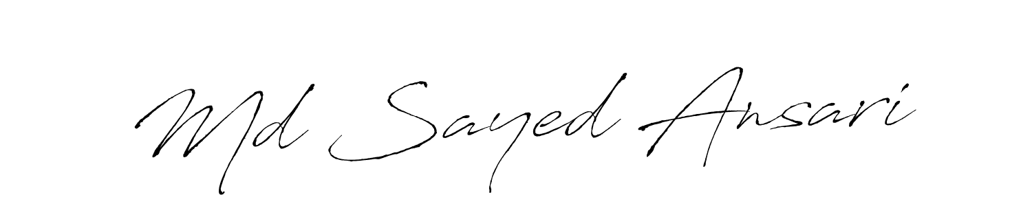 See photos of Md Sayed Ansari official signature by Spectra . Check more albums & portfolios. Read reviews & check more about Antro_Vectra font. Md Sayed Ansari signature style 6 images and pictures png