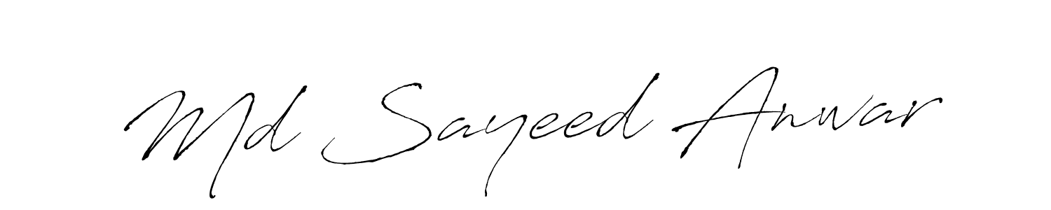Also You can easily find your signature by using the search form. We will create Md Sayeed Anwar name handwritten signature images for you free of cost using Antro_Vectra sign style. Md Sayeed Anwar signature style 6 images and pictures png