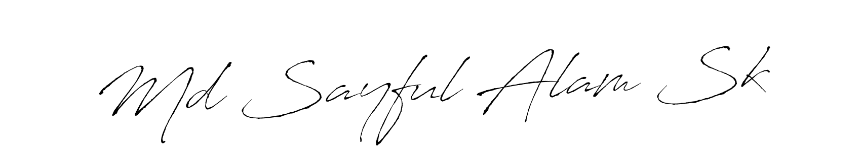 if you are searching for the best signature style for your name Md Sayful Alam Sk. so please give up your signature search. here we have designed multiple signature styles  using Antro_Vectra. Md Sayful Alam Sk signature style 6 images and pictures png