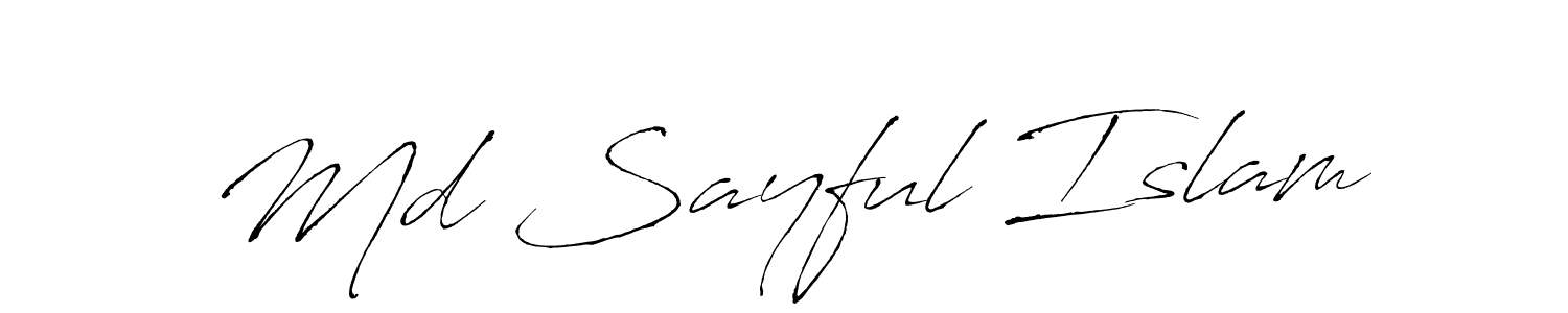 Make a beautiful signature design for name Md Sayful Islam. Use this online signature maker to create a handwritten signature for free. Md Sayful Islam signature style 6 images and pictures png