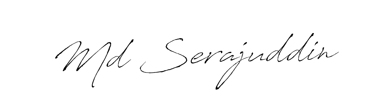 Also we have Md Serajuddin name is the best signature style. Create professional handwritten signature collection using Antro_Vectra autograph style. Md Serajuddin signature style 6 images and pictures png