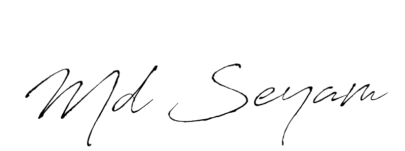 Antro_Vectra is a professional signature style that is perfect for those who want to add a touch of class to their signature. It is also a great choice for those who want to make their signature more unique. Get Md Seyam name to fancy signature for free. Md Seyam signature style 6 images and pictures png