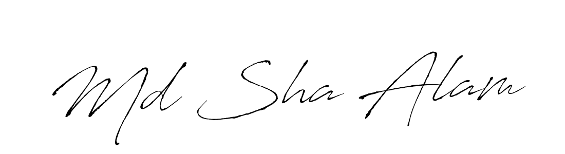 Design your own signature with our free online signature maker. With this signature software, you can create a handwritten (Antro_Vectra) signature for name Md Sha Alam. Md Sha Alam signature style 6 images and pictures png