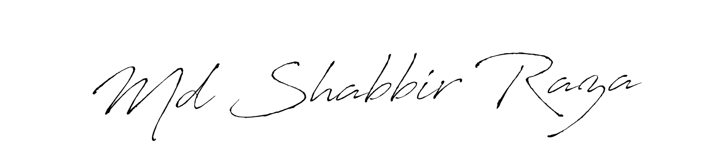 Use a signature maker to create a handwritten signature online. With this signature software, you can design (Antro_Vectra) your own signature for name Md Shabbir Raza. Md Shabbir Raza signature style 6 images and pictures png