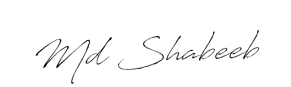 It looks lik you need a new signature style for name Md Shabeeb. Design unique handwritten (Antro_Vectra) signature with our free signature maker in just a few clicks. Md Shabeeb signature style 6 images and pictures png