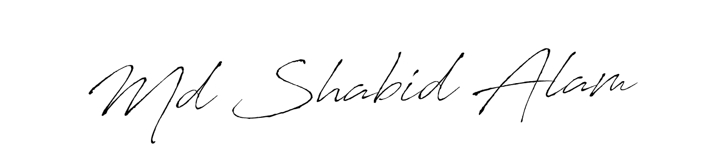 Also we have Md Shabid Alam name is the best signature style. Create professional handwritten signature collection using Antro_Vectra autograph style. Md Shabid Alam signature style 6 images and pictures png
