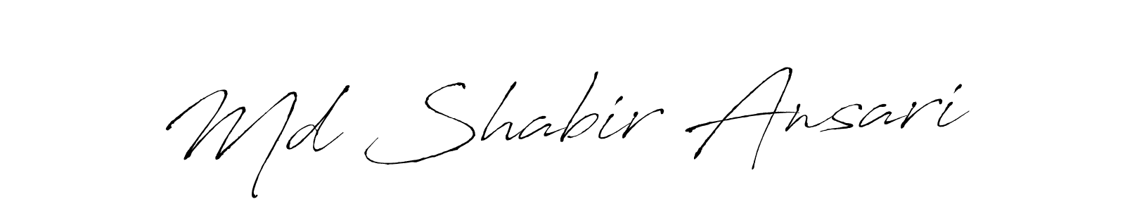 Make a beautiful signature design for name Md Shabir Ansari. Use this online signature maker to create a handwritten signature for free. Md Shabir Ansari signature style 6 images and pictures png