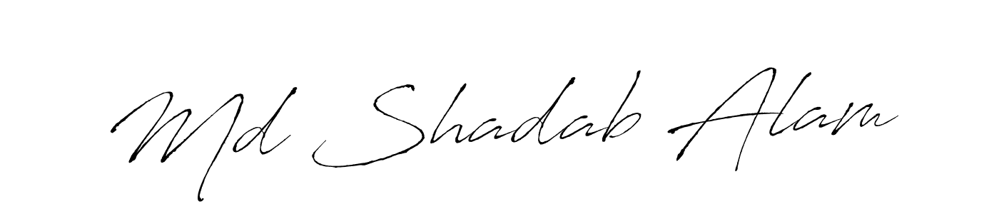 Similarly Antro_Vectra is the best handwritten signature design. Signature creator online .You can use it as an online autograph creator for name Md Shadab Alam. Md Shadab Alam signature style 6 images and pictures png