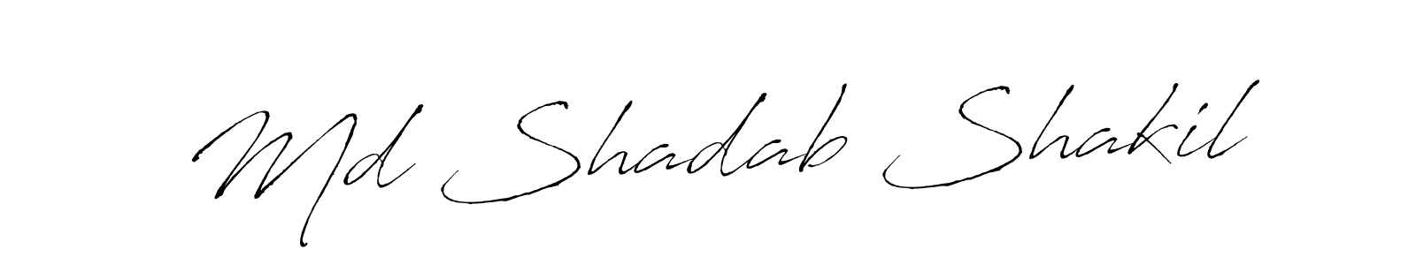 You can use this online signature creator to create a handwritten signature for the name Md Shadab Shakil. This is the best online autograph maker. Md Shadab Shakil signature style 6 images and pictures png