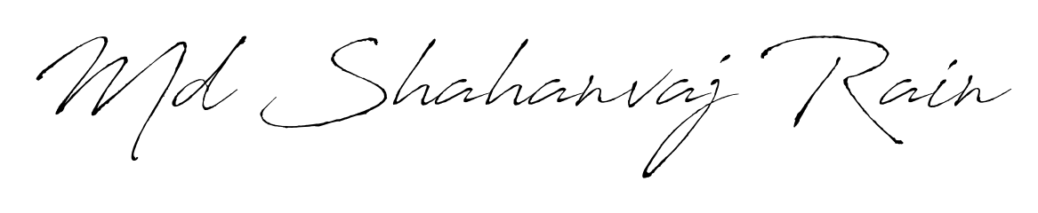 Get inspired by this graceful Antro_Vectra signature style for name Md Shahanvaj Rain. Smooth loops and balanced proportions for everyday use. Md Shahanvaj Rain signature style 6 images and pictures png