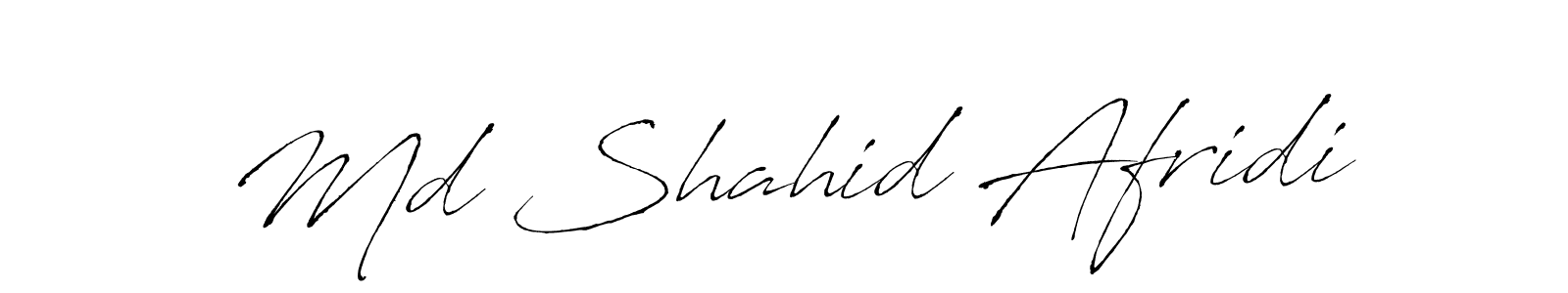 Md Shahid Afridi stylish signature style. Best Handwritten Sign (Antro_Vectra) for my name. Handwritten Signature Collection Ideas for my name Md Shahid Afridi. Md Shahid Afridi signature style 6 images and pictures png