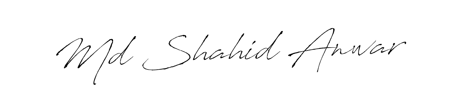 Also we have Md Shahid Anwar name is the best signature style. Create professional handwritten signature collection using Antro_Vectra autograph style. Md Shahid Anwar signature style 6 images and pictures png