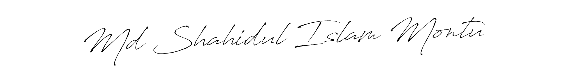 It looks lik you need a new signature style for name Md Shahidul Islam Montu. Design unique handwritten (Antro_Vectra) signature with our free signature maker in just a few clicks. Md Shahidul Islam Montu signature style 6 images and pictures png