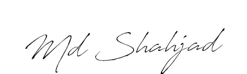 Create a beautiful signature design for name Md Shahjad. With this signature (Antro_Vectra) fonts, you can make a handwritten signature for free. Md Shahjad signature style 6 images and pictures png