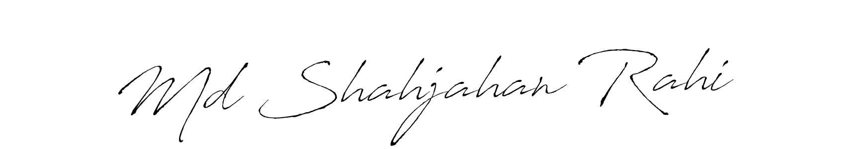 The best way (Antro_Vectra) to make a short signature is to pick only two or three words in your name. The name Md Shahjahan Rahi include a total of six letters. For converting this name. Md Shahjahan Rahi signature style 6 images and pictures png