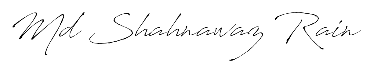 A modern signature idea for name Md Shahnawaz Rain using Antro_Vectra font. Clean strokes and elegant curves make it stand out instantly. Md Shahnawaz Rain signature style 6 images and pictures png