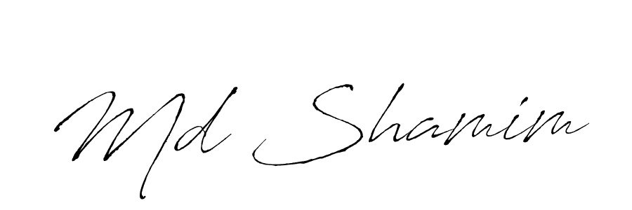 How to make Md Shamim name signature. Use Antro_Vectra style for creating short signs online. This is the latest handwritten sign. Md Shamim signature style 6 images and pictures png