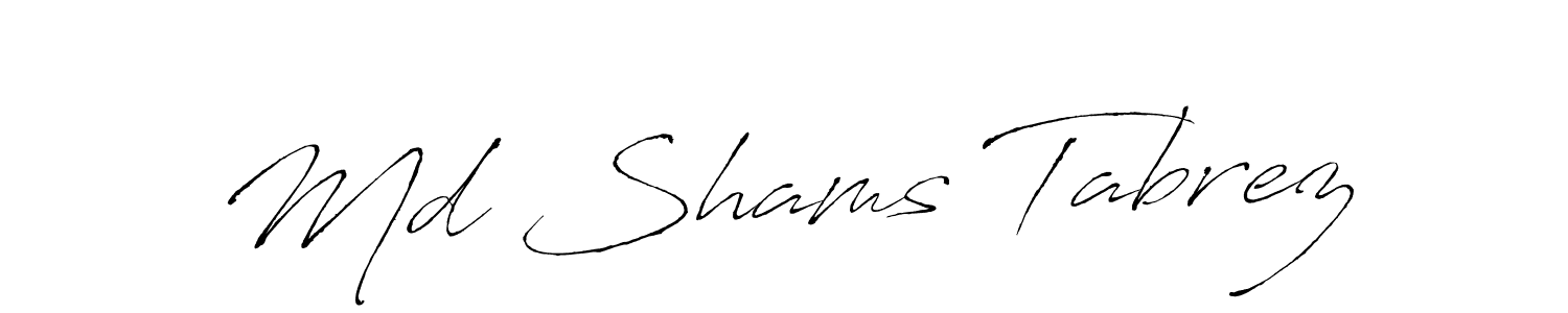 Also You can easily find your signature by using the search form. We will create Md Shams Tabrez name handwritten signature images for you free of cost using Antro_Vectra sign style. Md Shams Tabrez signature style 6 images and pictures png