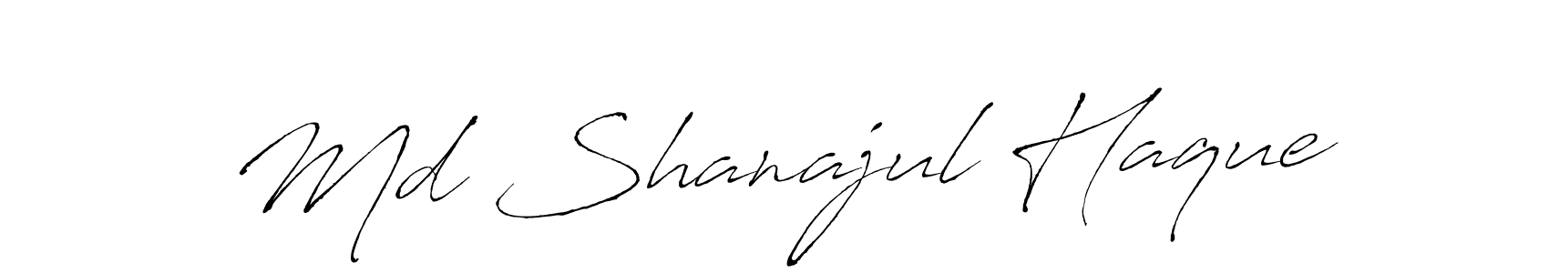 It looks lik you need a new signature style for name Md Shanajul Haque. Design unique handwritten (Antro_Vectra) signature with our free signature maker in just a few clicks. Md Shanajul Haque signature style 6 images and pictures png