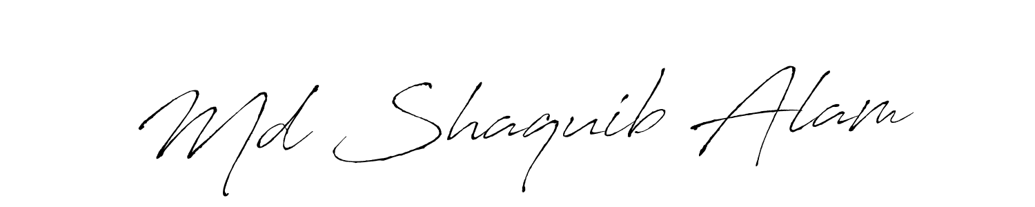 Md Shaquib Alam stylish signature style. Best Handwritten Sign (Antro_Vectra) for my name. Handwritten Signature Collection Ideas for my name Md Shaquib Alam. Md Shaquib Alam signature style 6 images and pictures png