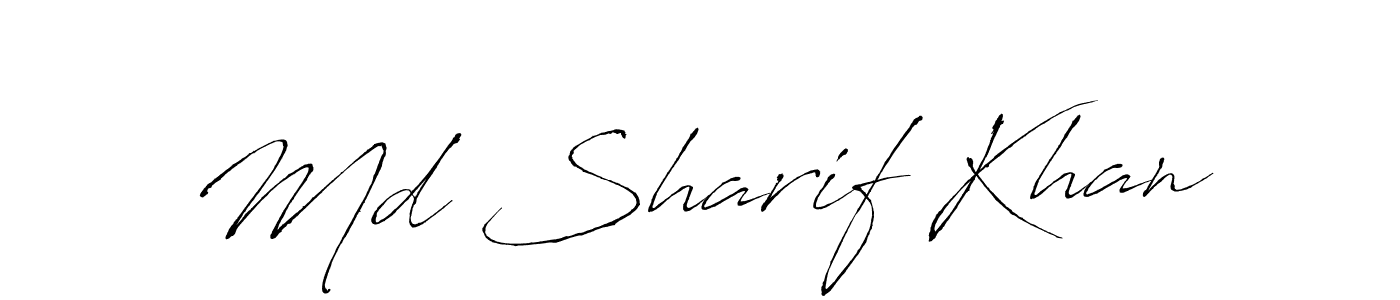 The best way (Antro_Vectra) to make a short signature is to pick only two or three words in your name. The name Md Sharif Khan include a total of six letters. For converting this name. Md Sharif Khan signature style 6 images and pictures png