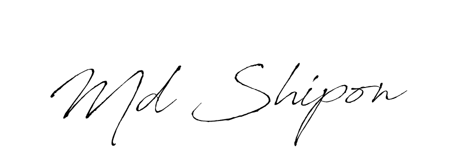 You should practise on your own different ways (Antro_Vectra) to write your name (Md Shipon) in signature. don't let someone else do it for you. Md Shipon signature style 6 images and pictures png