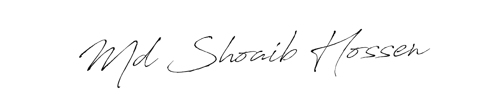 Antro_Vectra is a professional signature style that is perfect for those who want to add a touch of class to their signature. It is also a great choice for those who want to make their signature more unique. Get Md Shoaib Hossen name to fancy signature for free. Md Shoaib Hossen signature style 6 images and pictures png
