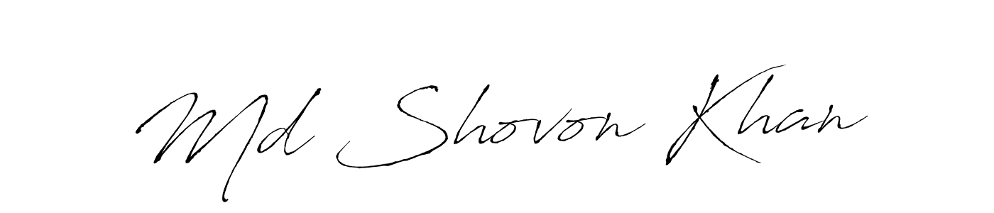 if you are searching for the best signature style for your name Md Shovon Khan. so please give up your signature search. here we have designed multiple signature styles  using Antro_Vectra. Md Shovon Khan signature style 6 images and pictures png