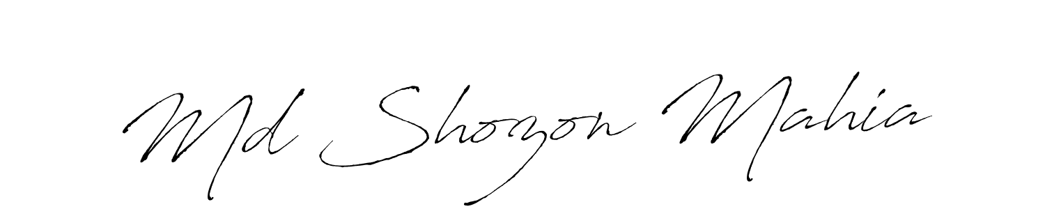 Make a short Md Shozon Mahia signature style. Manage your documents anywhere anytime using Antro_Vectra. Create and add eSignatures, submit forms, share and send files easily. Md Shozon Mahia signature style 6 images and pictures png