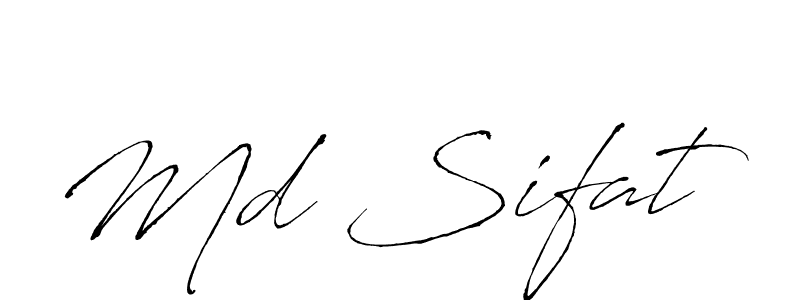 Similarly Antro_Vectra is the best handwritten signature design. Signature creator online .You can use it as an online autograph creator for name Md Sifat. Md Sifat signature style 6 images and pictures png