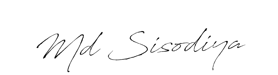 Make a short Md Sisodiya signature style. Manage your documents anywhere anytime using Antro_Vectra. Create and add eSignatures, submit forms, share and send files easily. Md Sisodiya signature style 6 images and pictures png