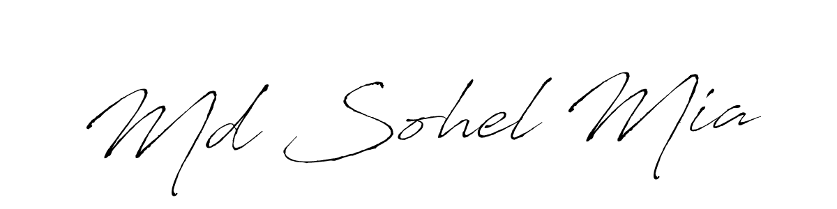 Make a beautiful signature design for name Md Sohel Mia. Use this online signature maker to create a handwritten signature for free. Md Sohel Mia signature style 6 images and pictures png